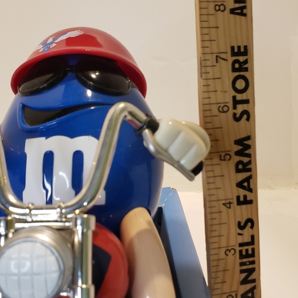 Blue M&M's Route 66 Motorbike Dispenser - Picture 10 of 10